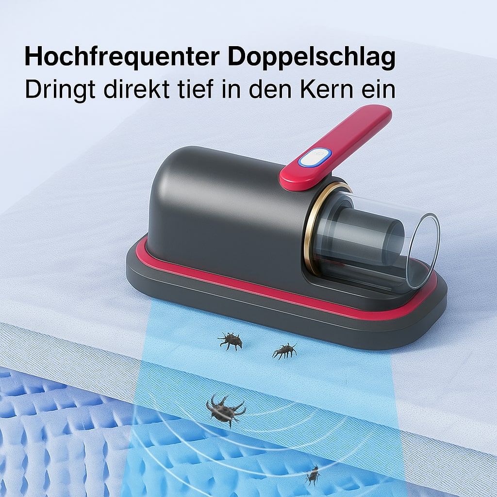 Aspirateur à main sans fil MiniStaub — mini format compact pour les miettes, la poussière et les poils d’animaux