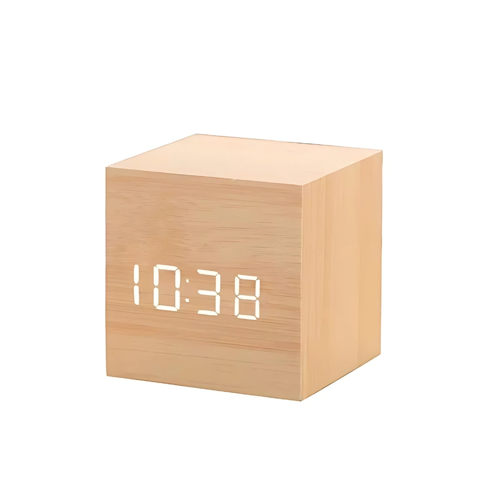 Kompakt, digitális LED-kockaóra hőmérséklet-kijelzővel | Ka-mostore