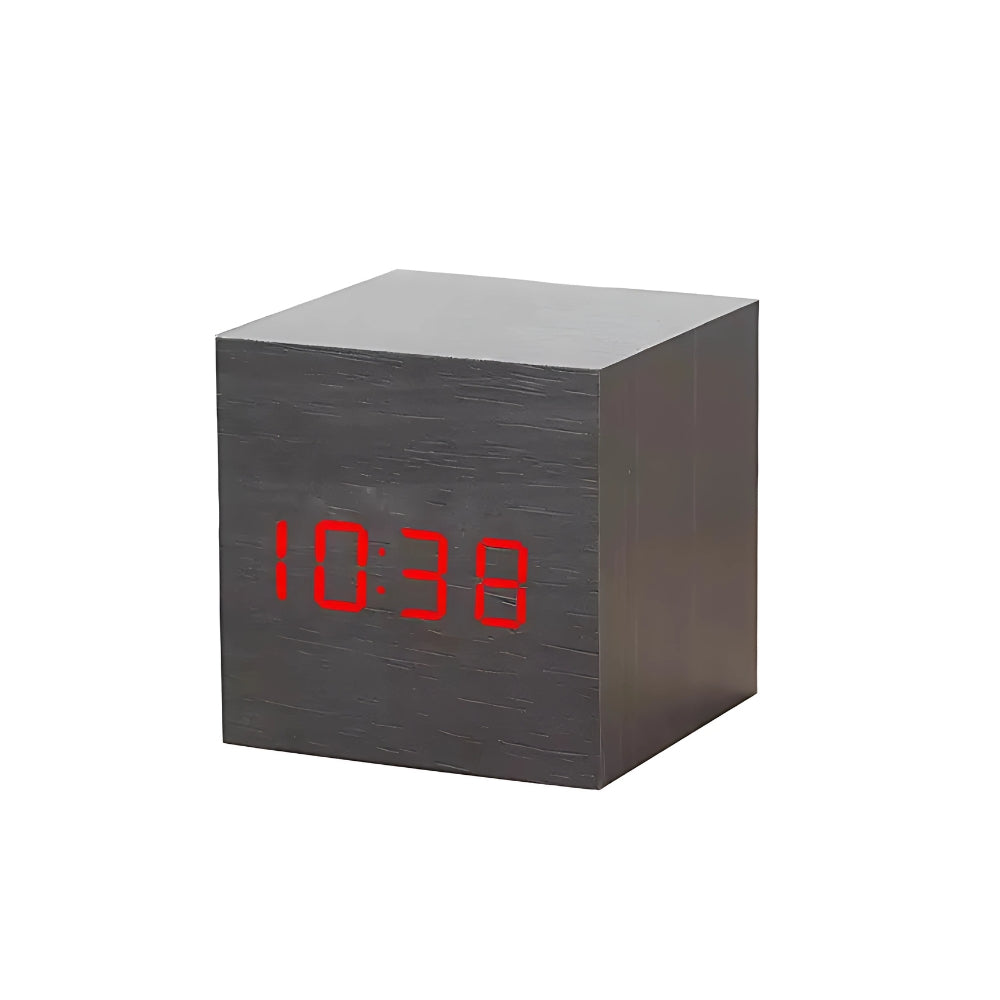 Kompakt, digitális LED-kockaóra hőmérséklet-kijelzővel | Ka-mostore