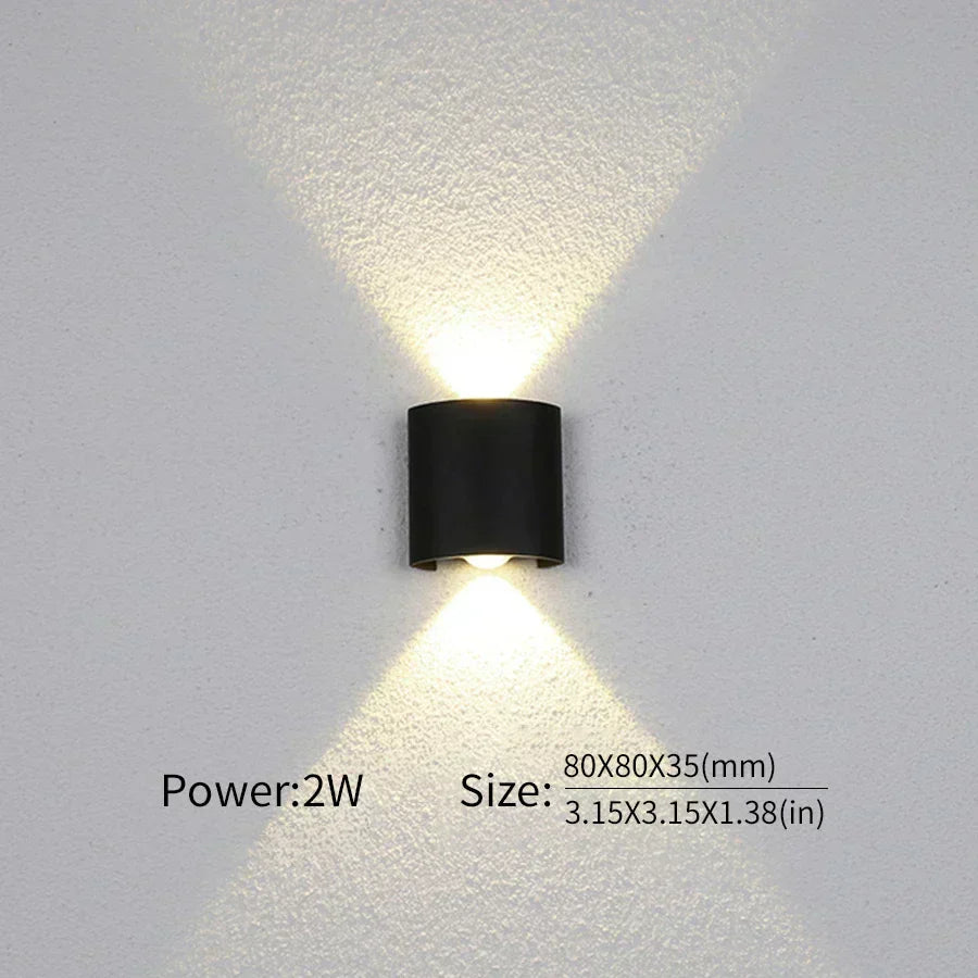 Illuminazione moderna, interna o esterna: la versatile lampada da parete a LED | Ka-mostore