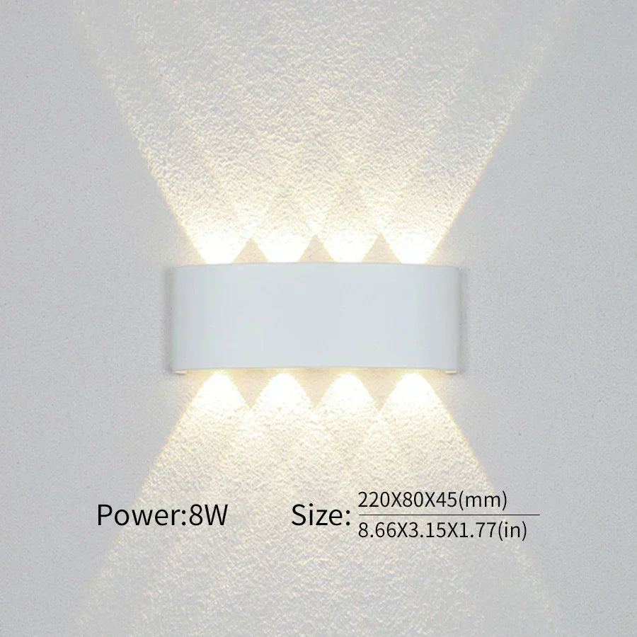 Illuminazione moderna, interna o esterna: la versatile lampada da parete a LED | Ka-mostore