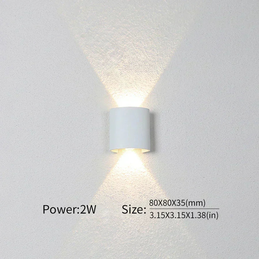Illuminazione moderna, interna o esterna: la versatile lampada da parete a LED | Ka-mostore