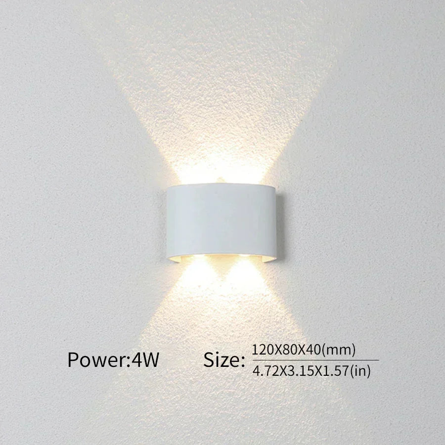 Illuminazione moderna, interna o esterna: la versatile lampada da parete a LED | Ka-mostore