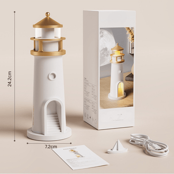 Lunavara Moonlight Projector Lamp — Soft Ceiling Projection, Soothing Night Light