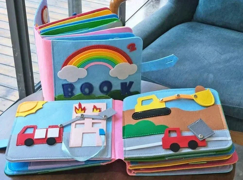 BrightPath Montessori Discovery Book — Portable Screen-Free 16-Story Activity Guide