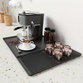 Silicone Coffee Station Mat with Drip Channels | Ka-mostore