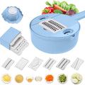 Tranche-légumes 12-en-1 MultiSchnitt — Outil multifonction pour trancher, râper et hacher