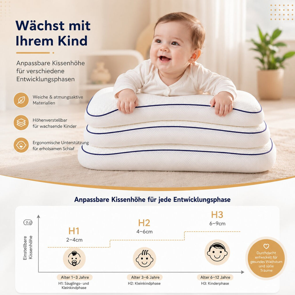 כרית צוואר לתינוקות ולילדים Neck Cradle — תמיכה מחולקת לראש ולצוואר