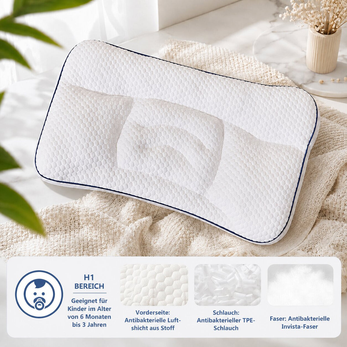 כרית צוואר לתינוקות ולילדים Neck Cradle — תמיכה מחולקת לראש ולצוואר