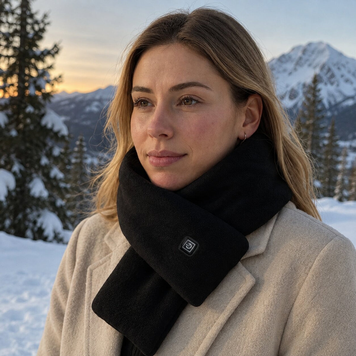 NackiWarm verwarmde wintersjaal en nekwarmer voor dames en heren