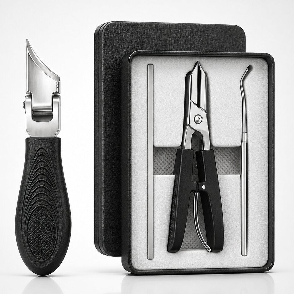 NagelPedi set de manucure en acier inoxydable — coupe-ongles, ciseaux à ongles de pieds et outils de précision