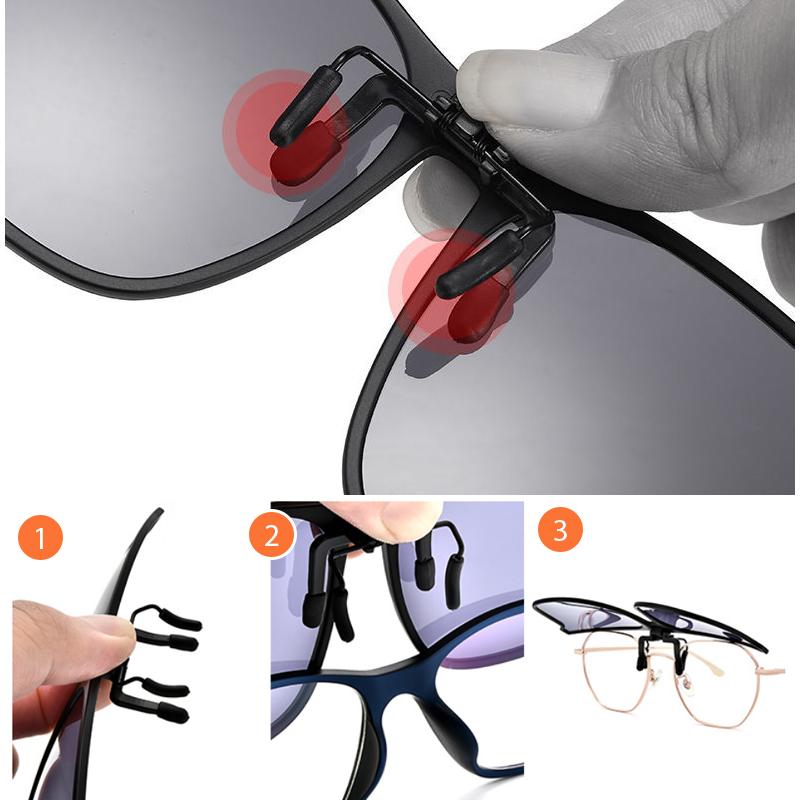 New Polarized Clip-On Flip-Up Sunglasses | Ka-mostore