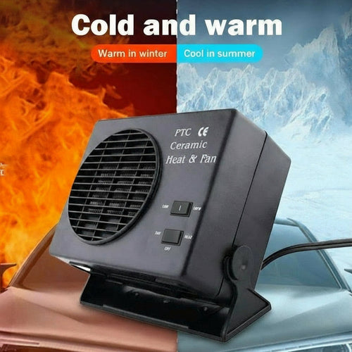 12V Ceramic Car Heater Fan | 150W-300W | Portable Defroster w/ Automatic Thermostat | Ka-mostore
