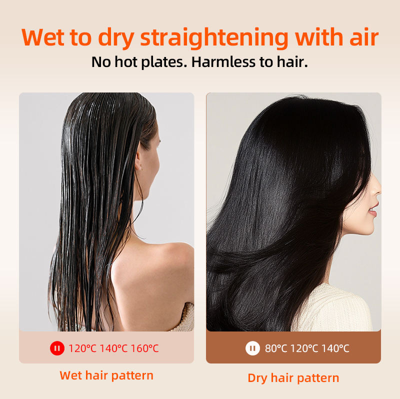 2-in-1 Hair Dryer & Straightener for Effortless Styling | Ka-mostore