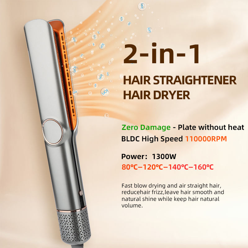 2-in-1 Hair Dryer & Straightener for Effortless Styling | Ka-mostore