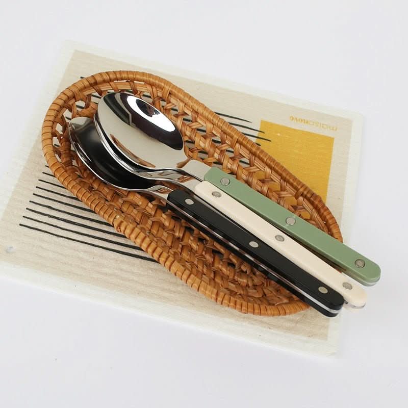 24-piece stainless steel cutlery set with engraving | Ka-mostore