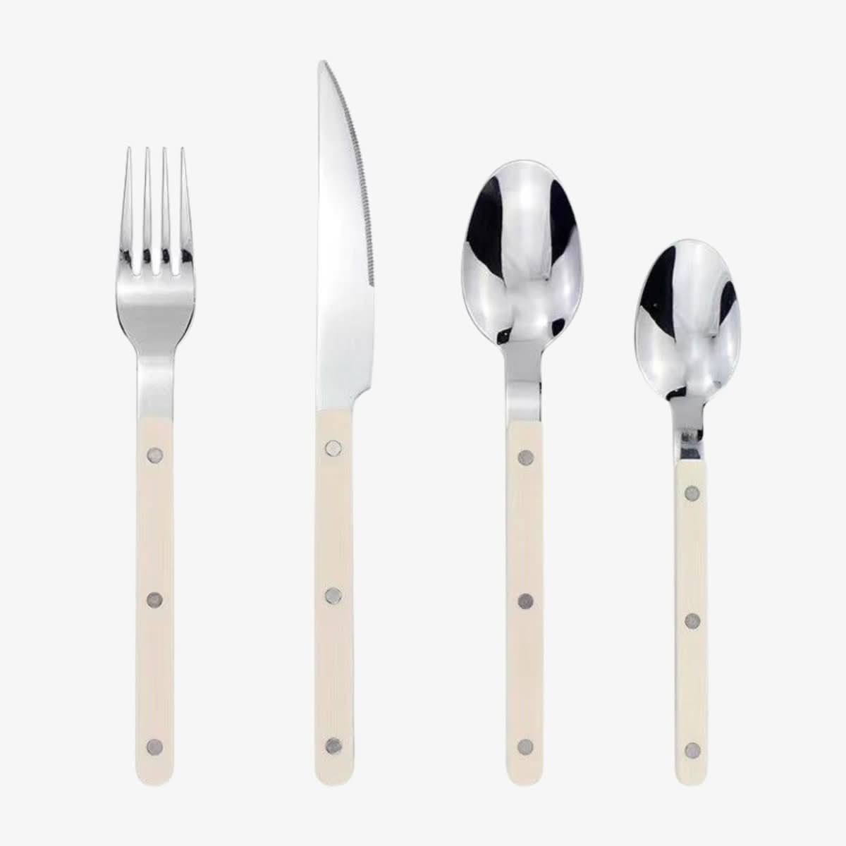24-piece stainless steel cutlery set with engraving | Ka-mostore