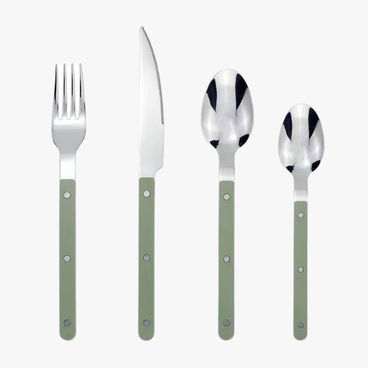 24-piece stainless steel cutlery set with engraving | Ka-mostore