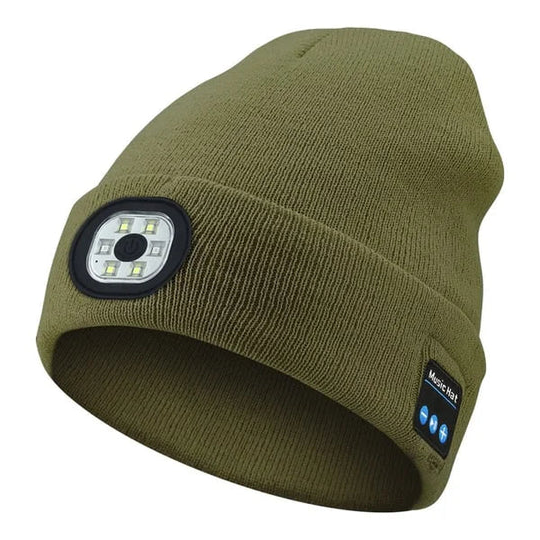 Čepice se světlem a zvukem Bluetooth | Ka-mostore