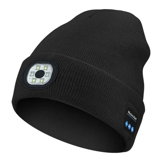 Čepice se světlem a zvukem Bluetooth | Ka-mostore
