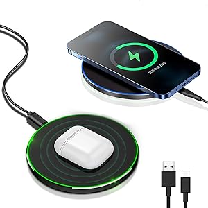30W Schnelllade-Pad für kabelloses Laden | Premium USB-C MagSafe-Ladegerät für Apple iPhone, Samsung & Android – Schnelllade-Pad für kabelloses Laden | Ka-mostore