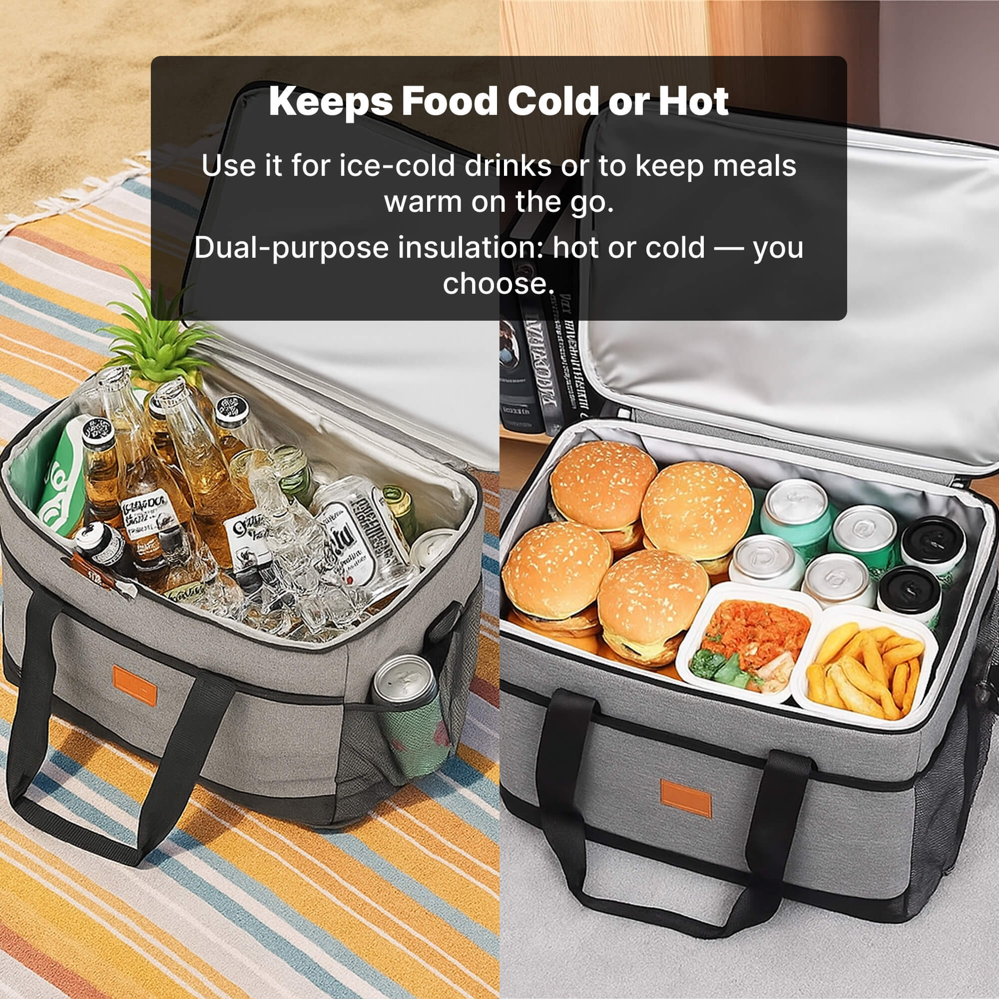 33L Waterproof Cooler Bag | Insulated Outdoor Carryall | Ka-mostore