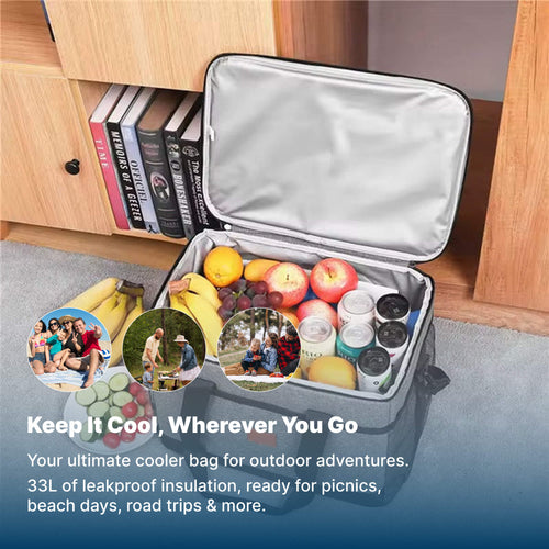 33L Waterproof Cooler Bag | Insulated Outdoor Carryall | Ka-mostore