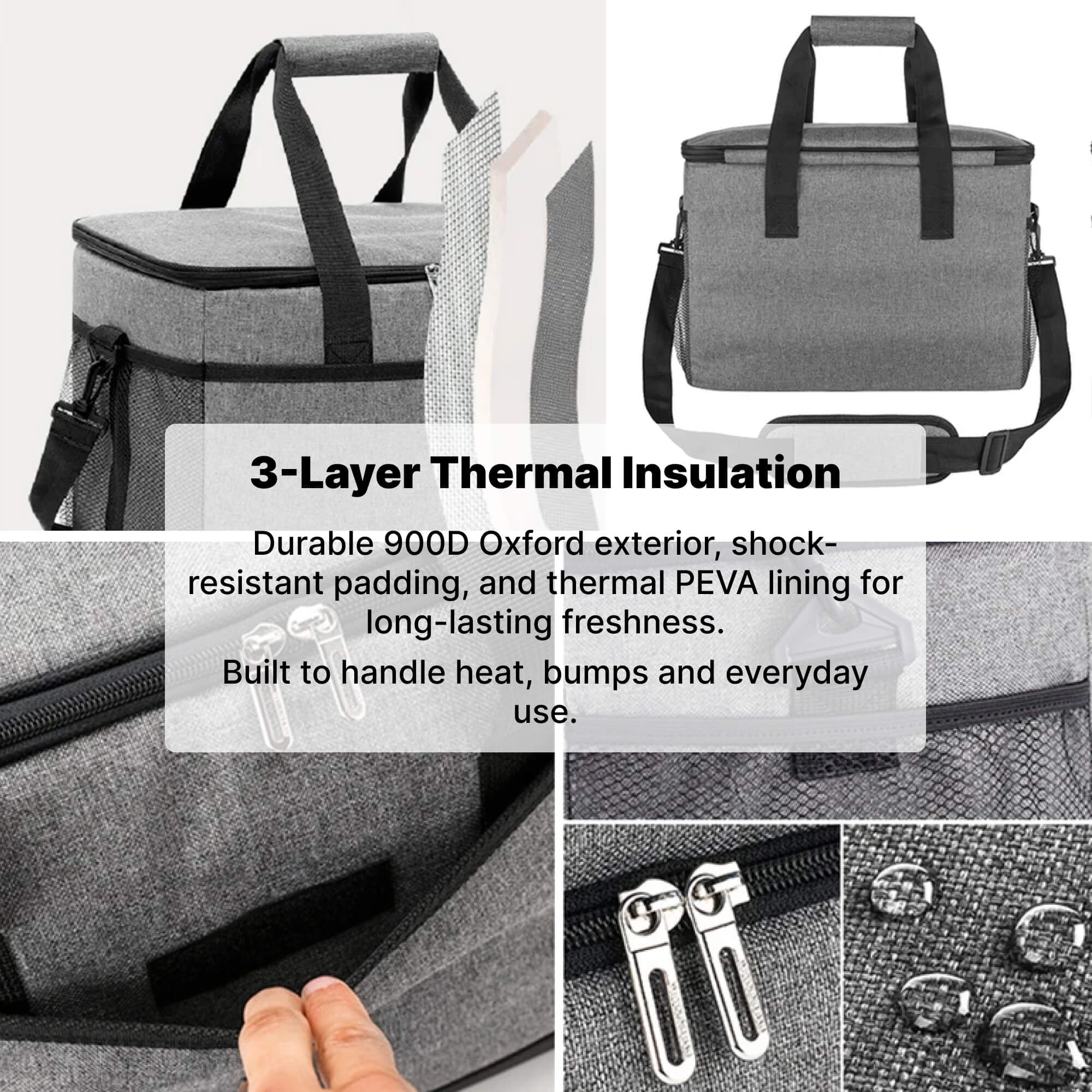 33L Waterproof Cooler Bag | Insulated Outdoor Carryall | Ka-mostore