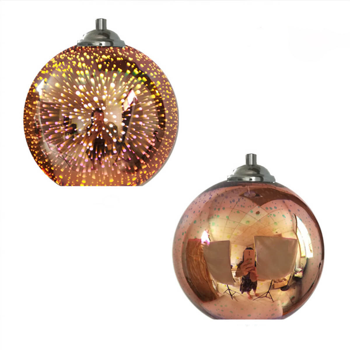 3D Firework Glass Pendant Light | Creative Colored Glass Design | Ka-mostore