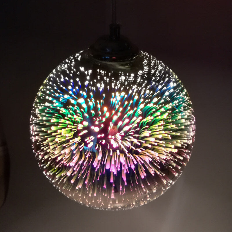 3D Firework Glass Pendant Light | Creative Colored Glass Design | Ka-mostore
