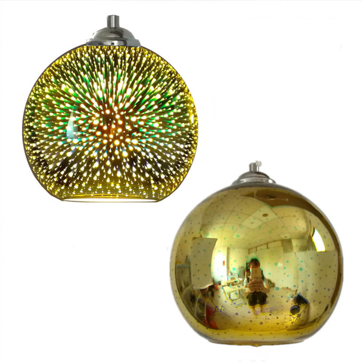 3D Firework Glass Pendant Light | Creative Colored Glass Design | Ka-mostore
