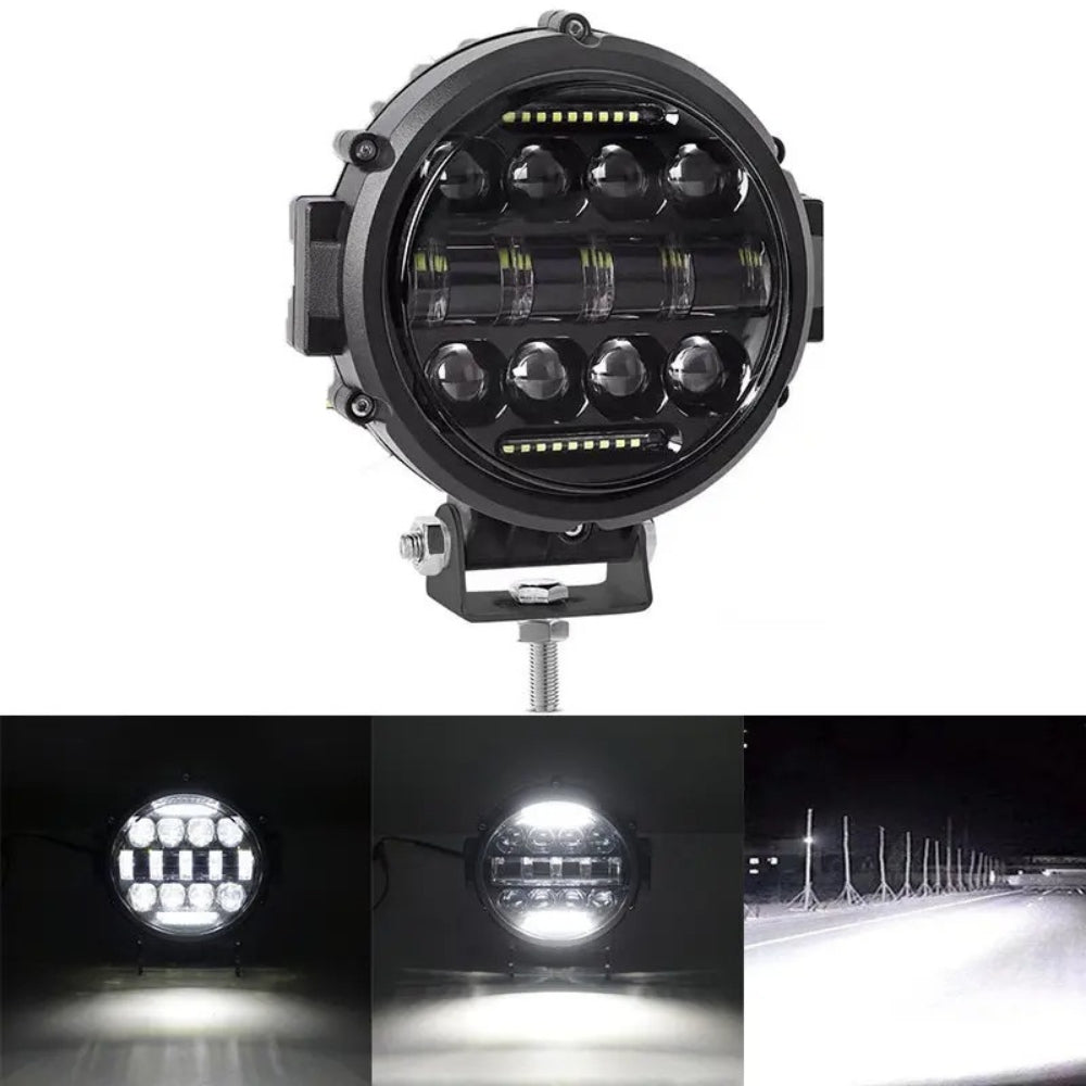 7-inch ronde LED off-road voertuigverlichting | Ka-mostore