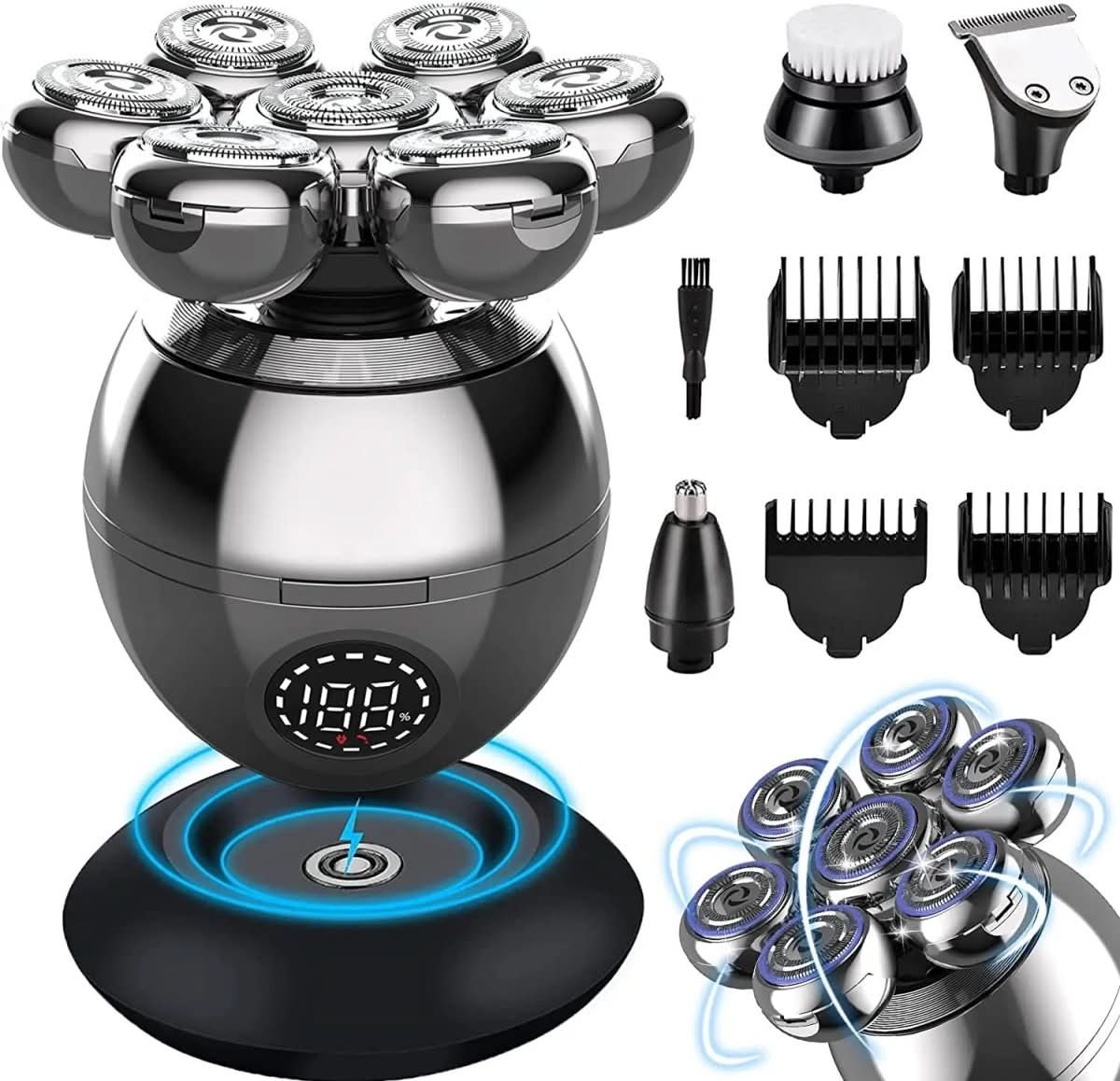 7D Electric Shaver with IP68 Water Protection and USB Charging | Ka-mostore