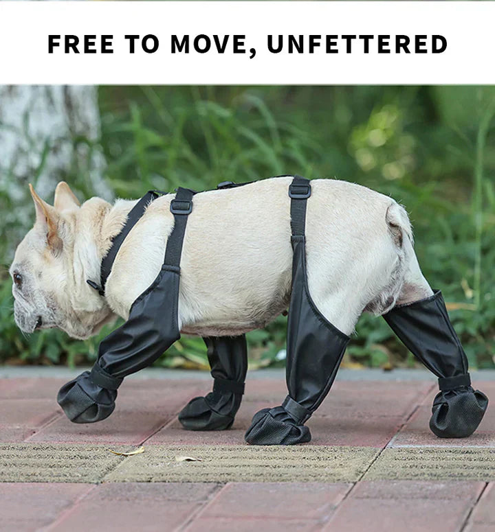 Verstellbare Hundeschuhe | Atmungsaktiv, Wasserdicht und Rutschfest | Ka-mostore
