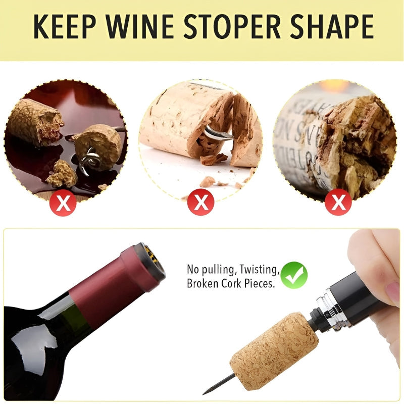 Effortless Air Pressure Wine Opener | Ka-mostore