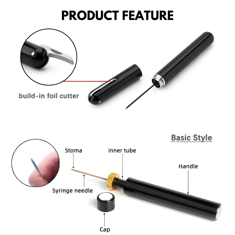 Effortless Air Pressure Wine Opener | Ka-mostore