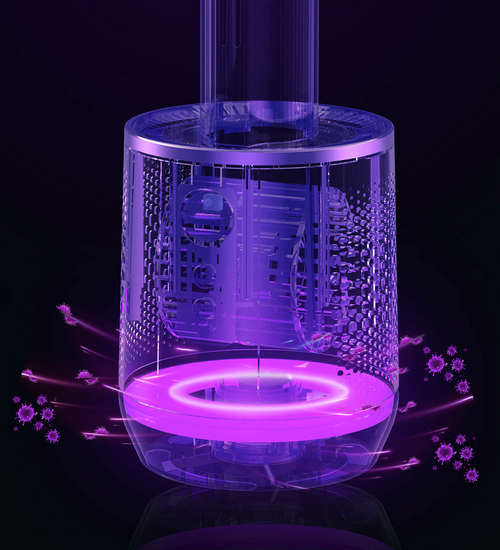 AirPure Pro – 三合一冷风机，配备紫外线净化和离子发生器 | 6L便携式冷却风扇 | Ka-mostore