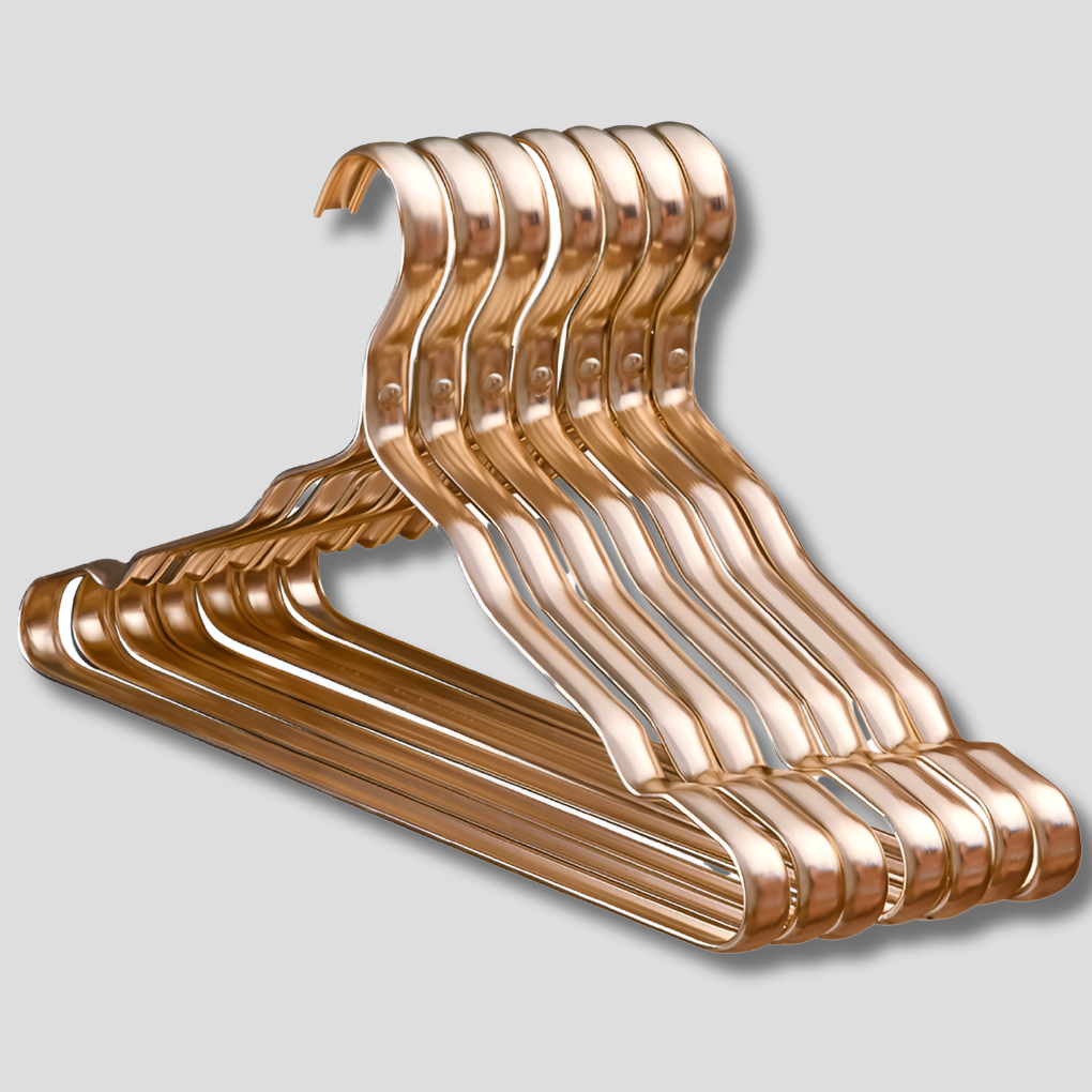 Anti-slip clothing hangers with notches | Ka-mostore