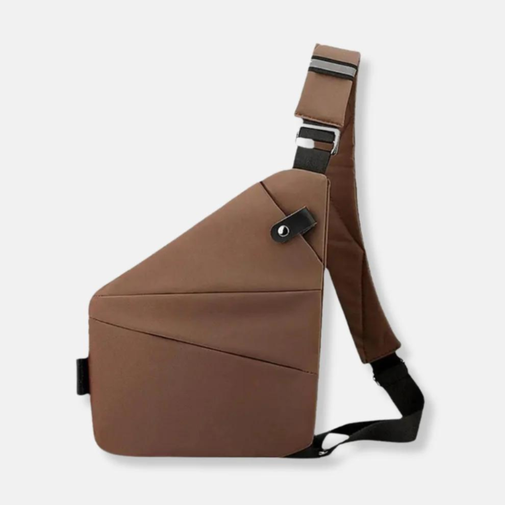 Protirozsáhlová crossbody taška se skrytými zipy | Ka-mostore