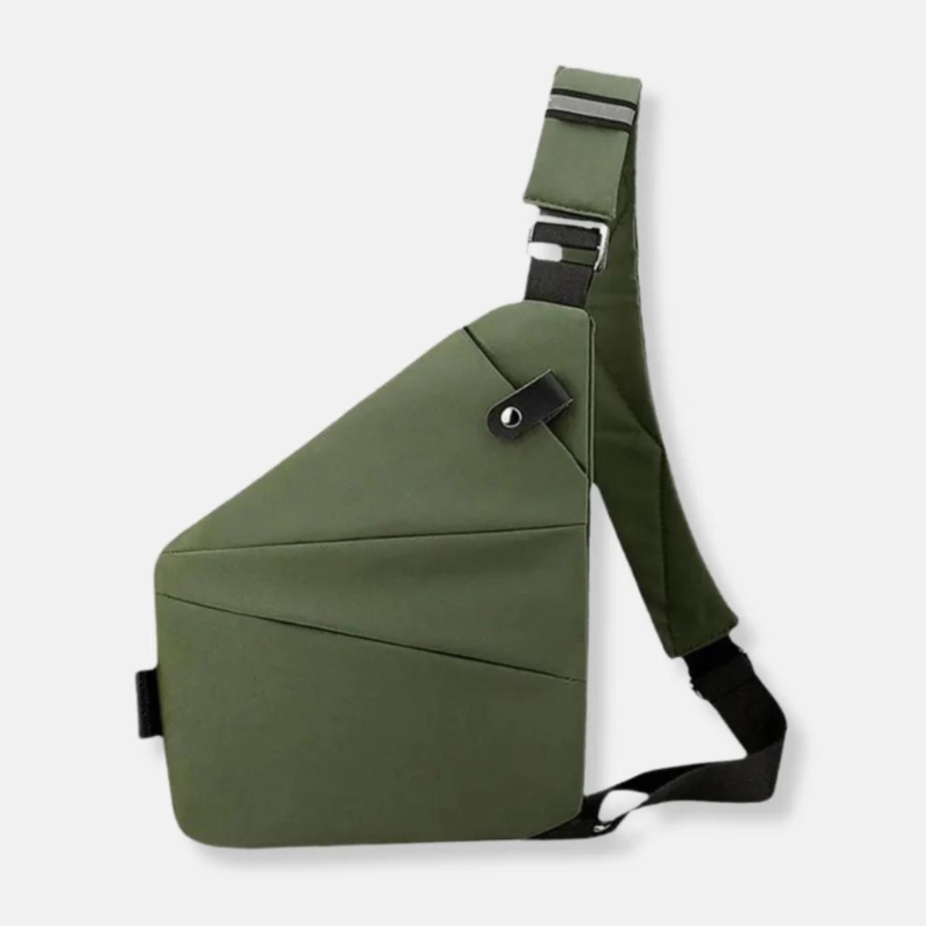Protirozsáhlová crossbody taška se skrytými zipy | Ka-mostore