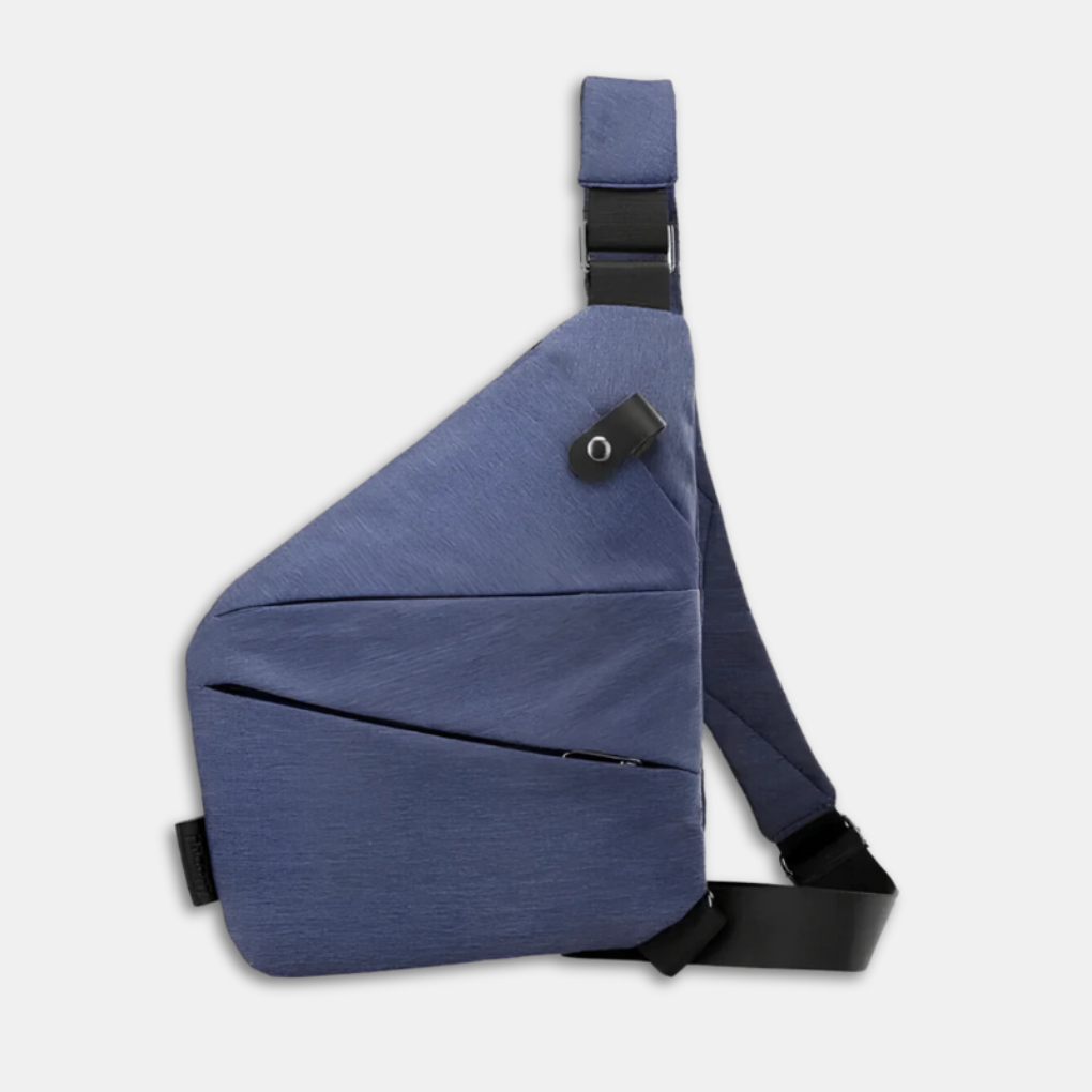 Protirozsáhlová crossbody taška se skrytými zipy | Ka-mostore