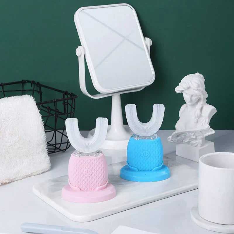 Automatic U-Shaped Toothbrush 360° Ultrasonic Cleaning | Ka-mostore