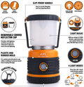 Ayl LED kempingová lampa 1800 lm, dobíjecí, 4 režimy osvětlení, vodotěsná, powerbanka 4400 mAh - | Ka-mostore