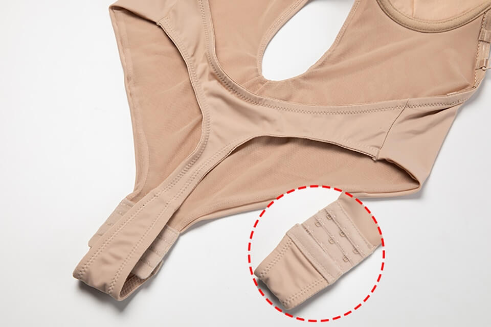 Dámské bezešvé stahovací body s odhalenými zády | Ka-mostore