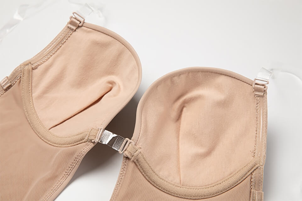 Dámské bezešvé stahovací body s odhalenými zády | Ka-mostore