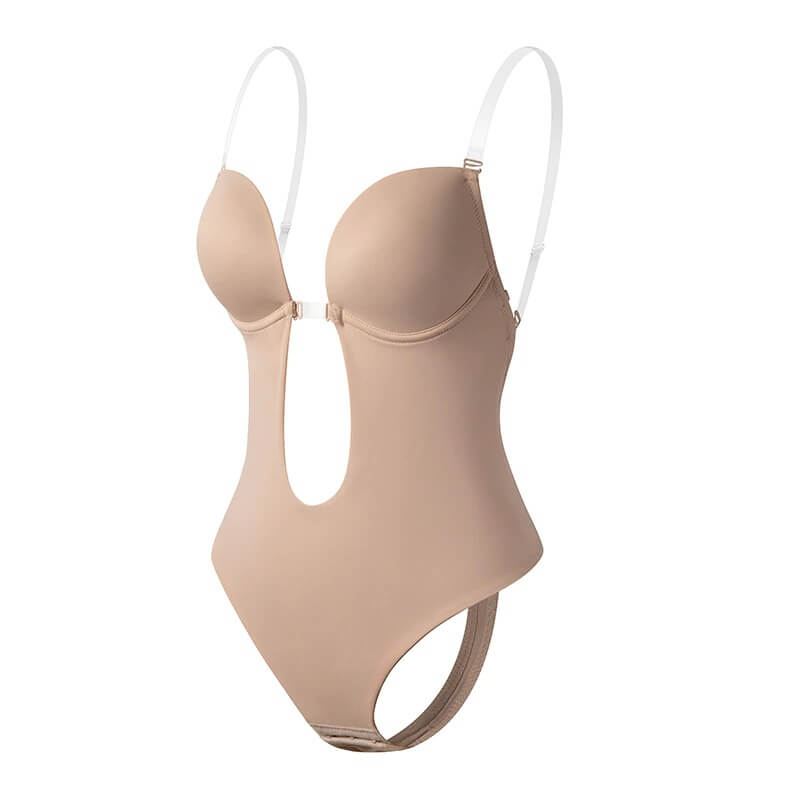 Dámské bezešvé stahovací body s odhalenými zády | Ka-mostore