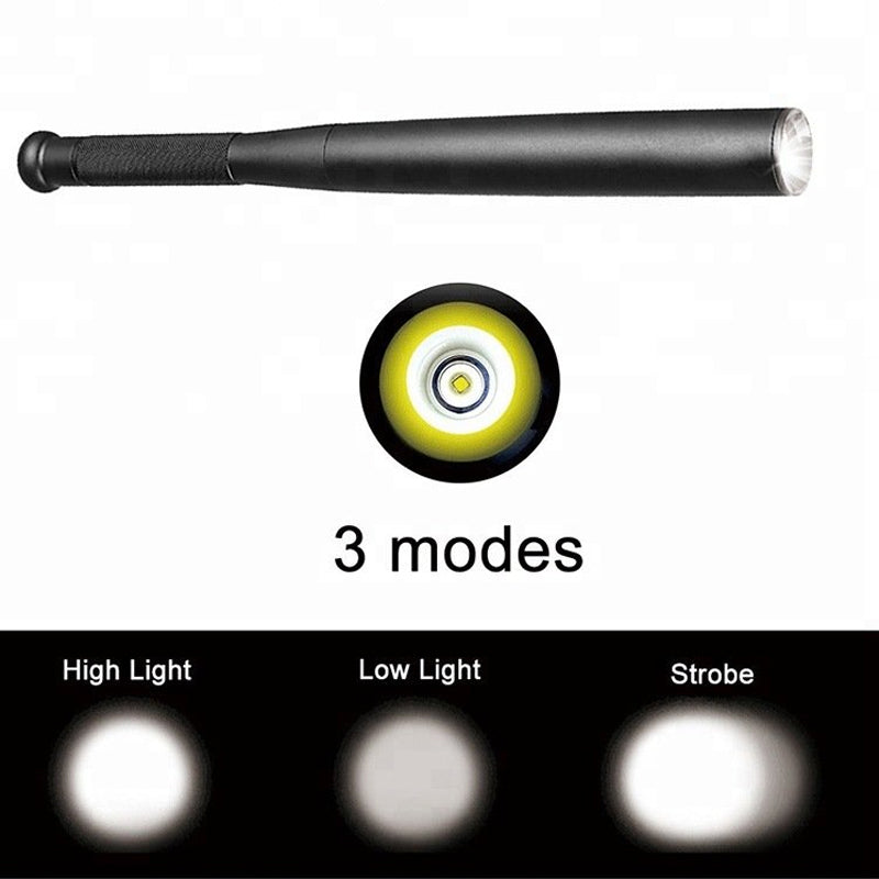 LED Bat Torch | 3 Light Modes, Aluminum | For Emergencies | Ka-mostore