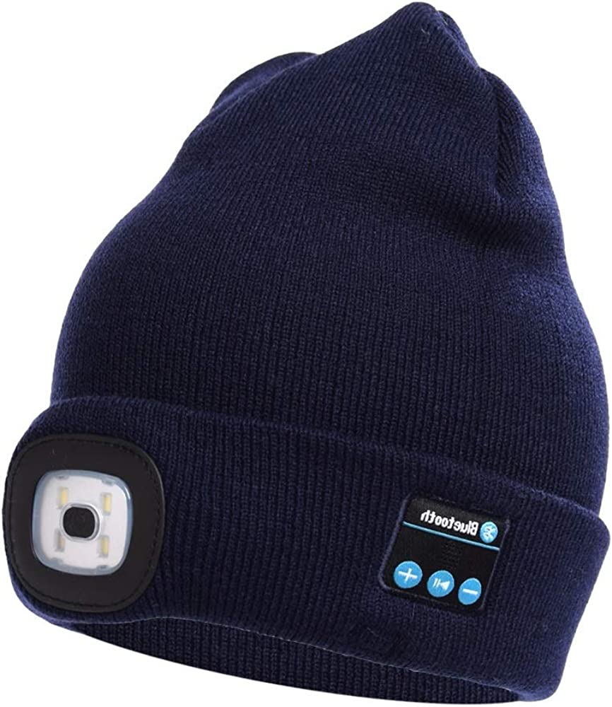 Svítící čepice s Bluetooth sluchátky | Ka-mostore