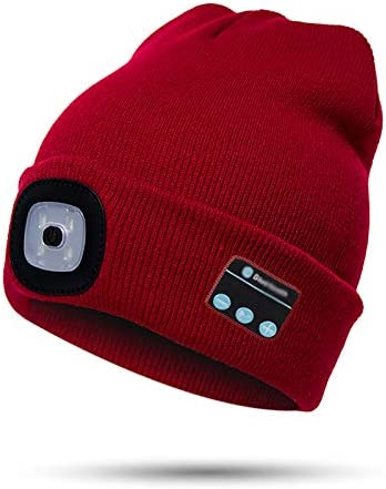 Svítící čepice s Bluetooth sluchátky | Ka-mostore