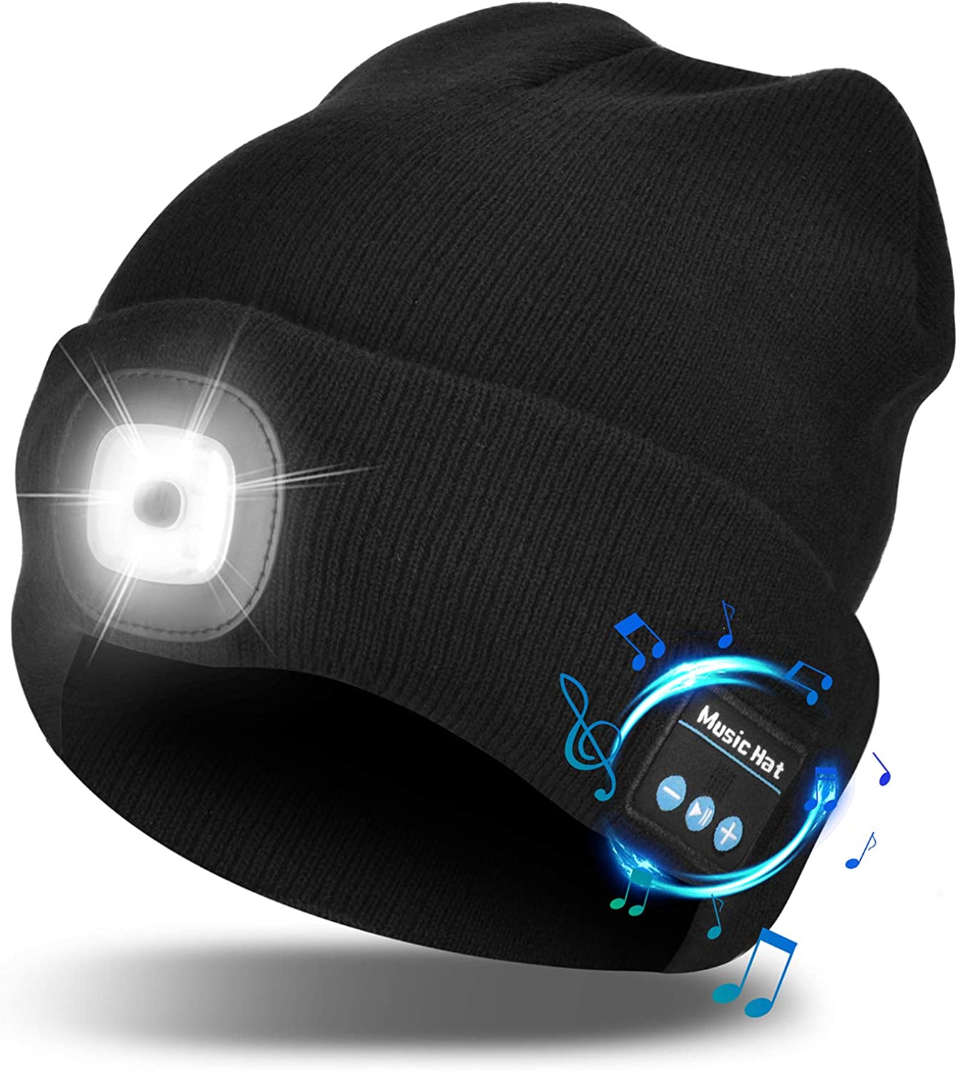 Svítící čepice s Bluetooth sluchátky | Ka-mostore
